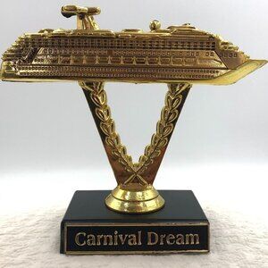 CARNIVAL DREAM SHIP ON A STICK CRUISE TROPHY